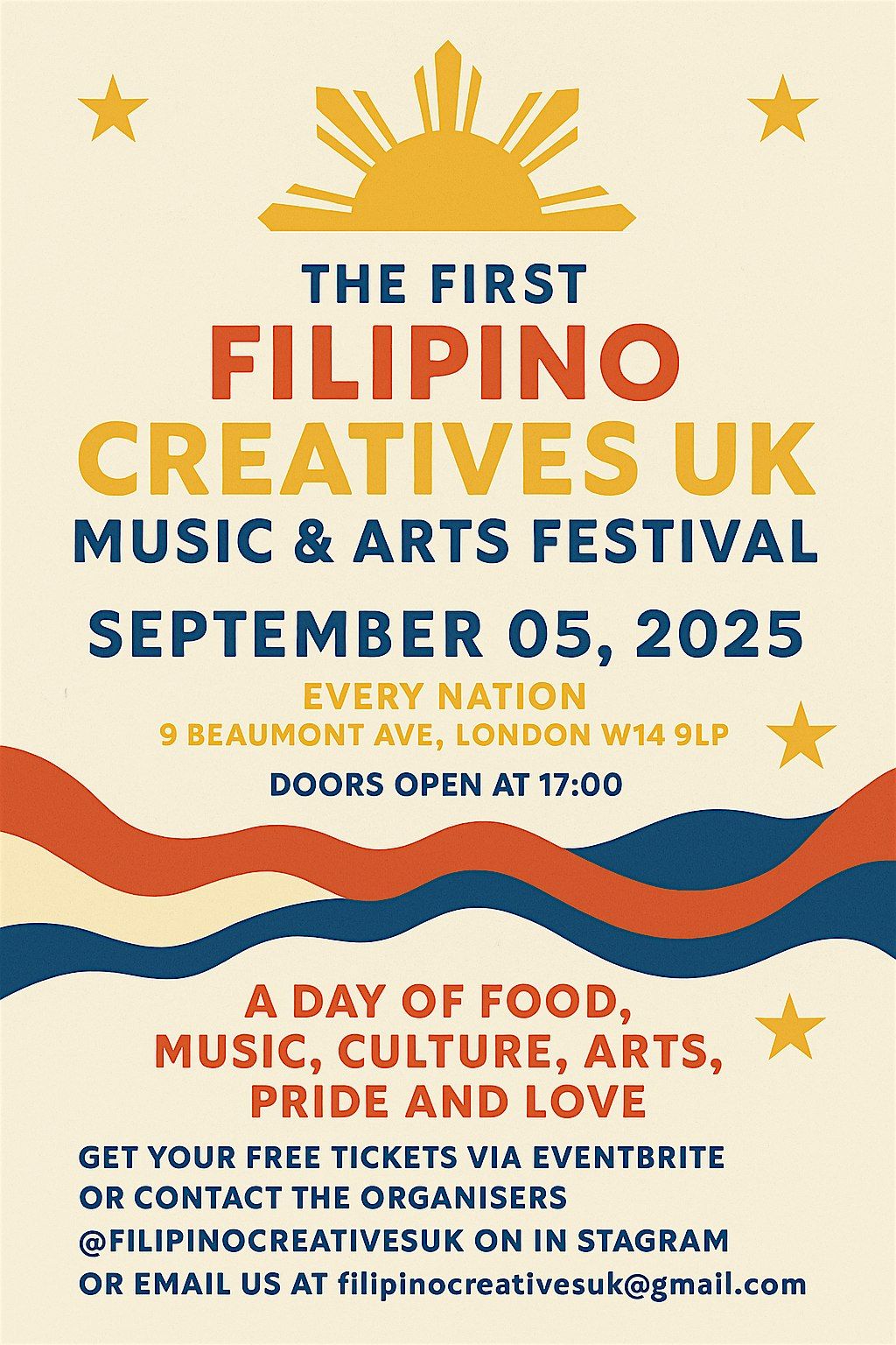 The First Filipino Creatives UK Music and Arts festival