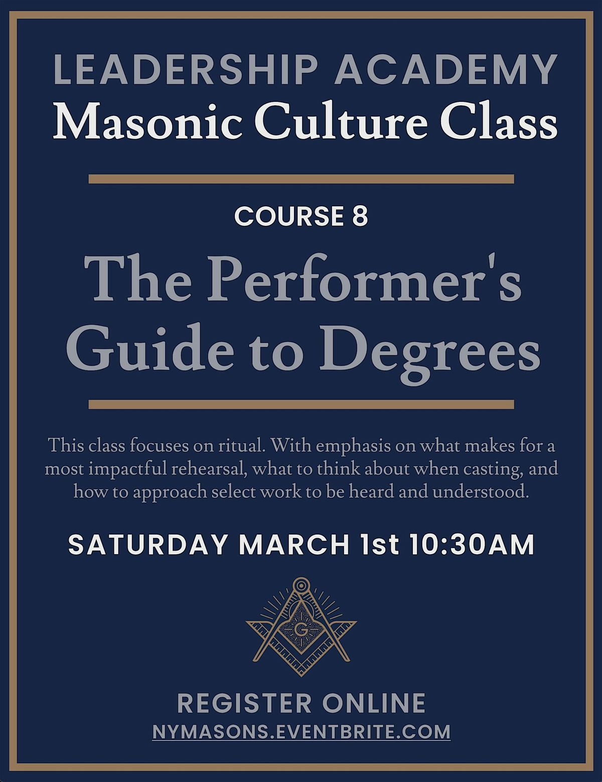 Culture Class - Course Eight -  The Performer's Guide to Degrees