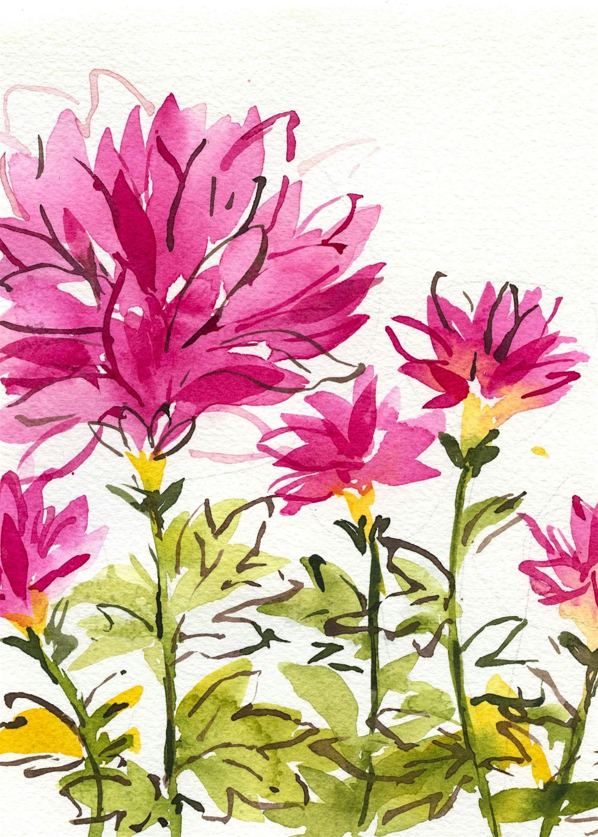 Workshop | Wild Garden: Expressive Floral Art in Watercolor and Ink