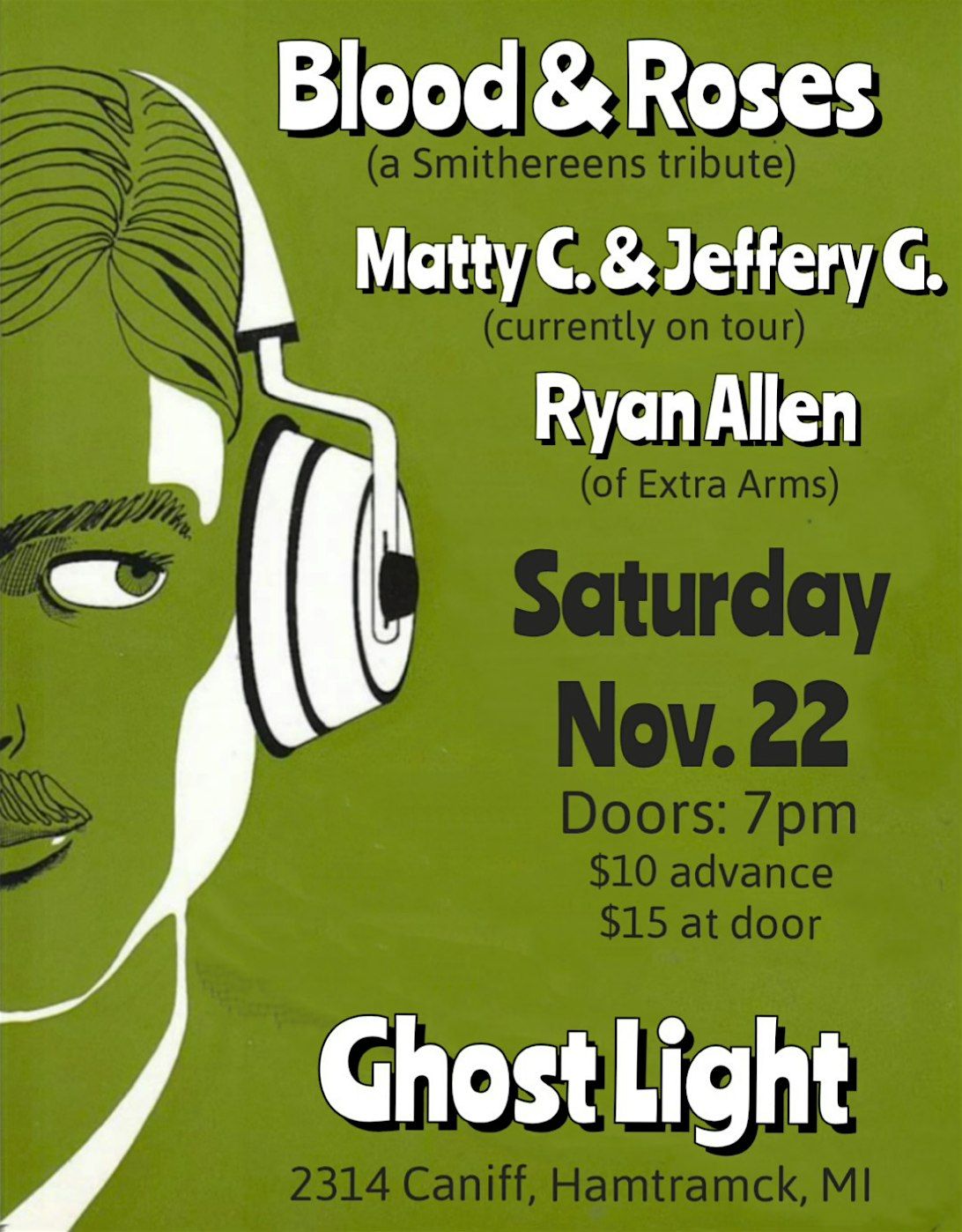 Blood & Roses \/ Matthew Carlson & Jeffery Gower \/ Ryan Allen @ Ghost Light