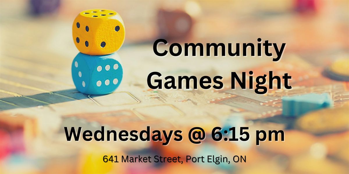 Port Elgin Community Games Night