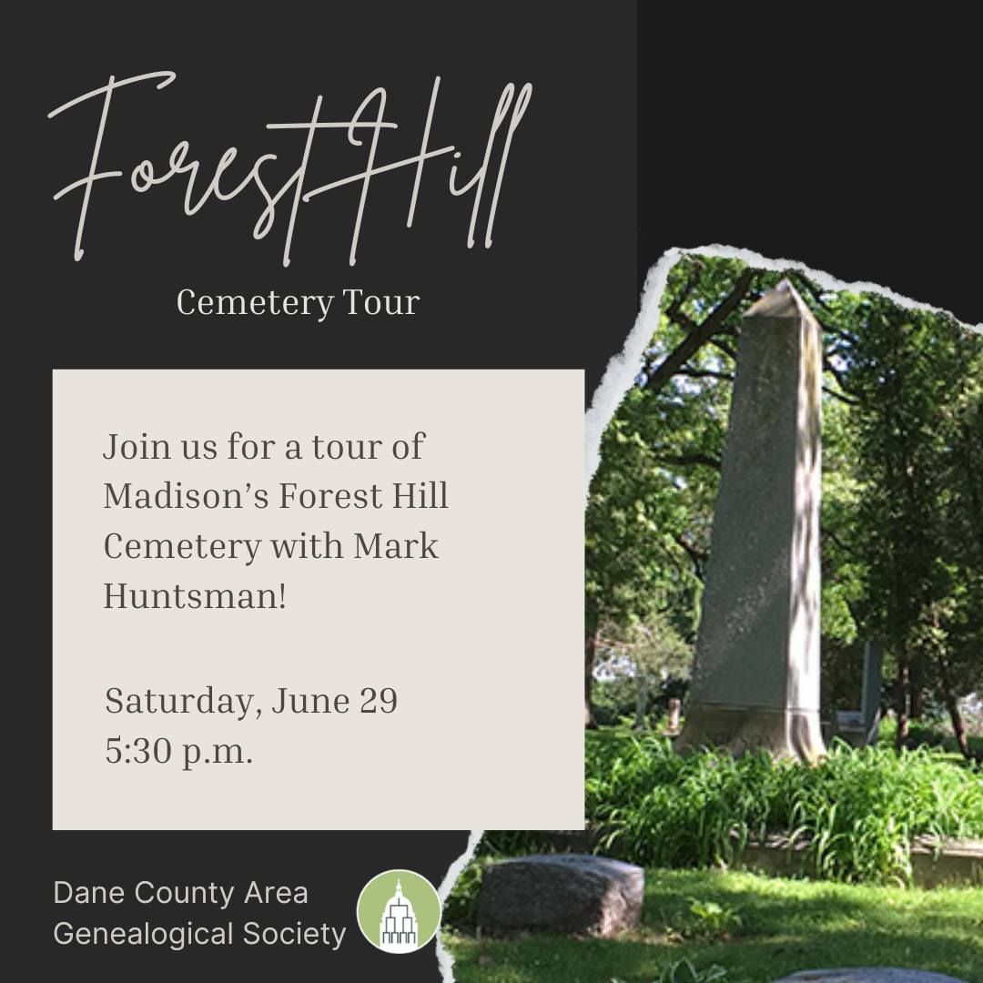 Forest Hill Cemetery Tour with Mark Huntsman