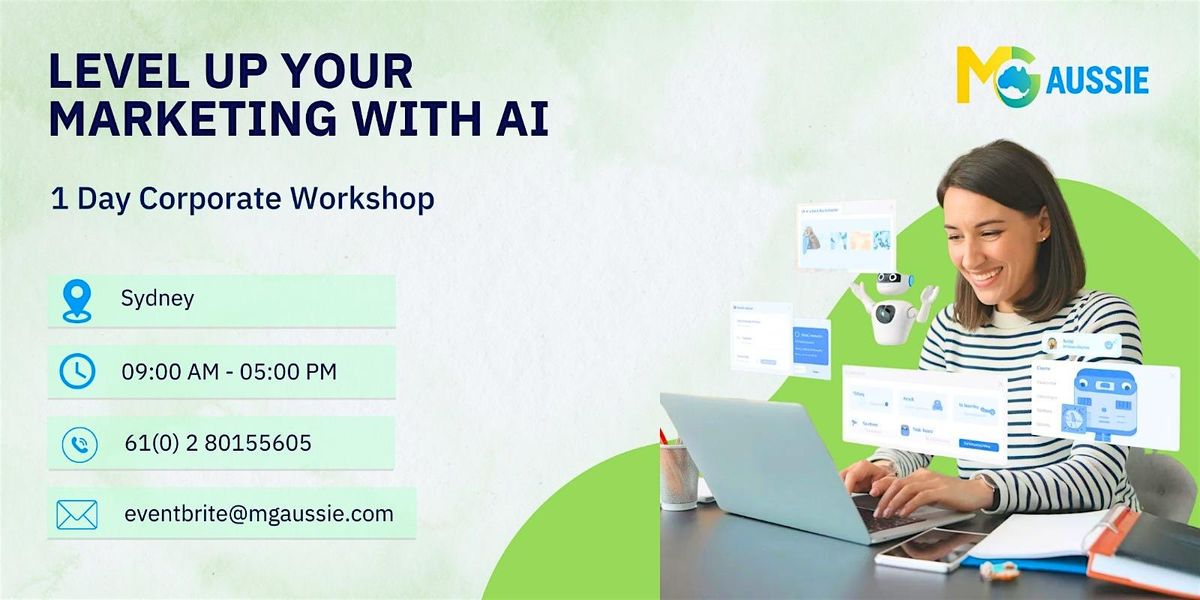Level Up Your Marketing with AI in Sydney - 1 Day Corporate Workshop