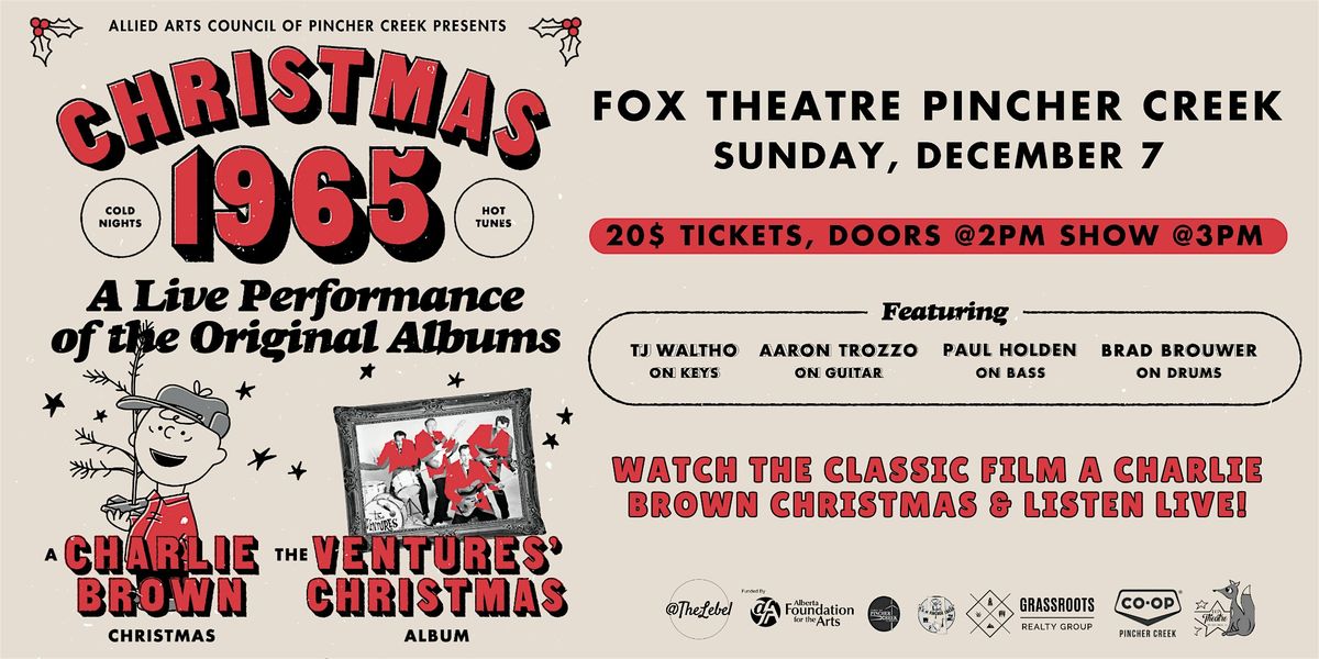 Christmas 1965- A Live Performance of A Charlie Brown Christmas @ The Fox