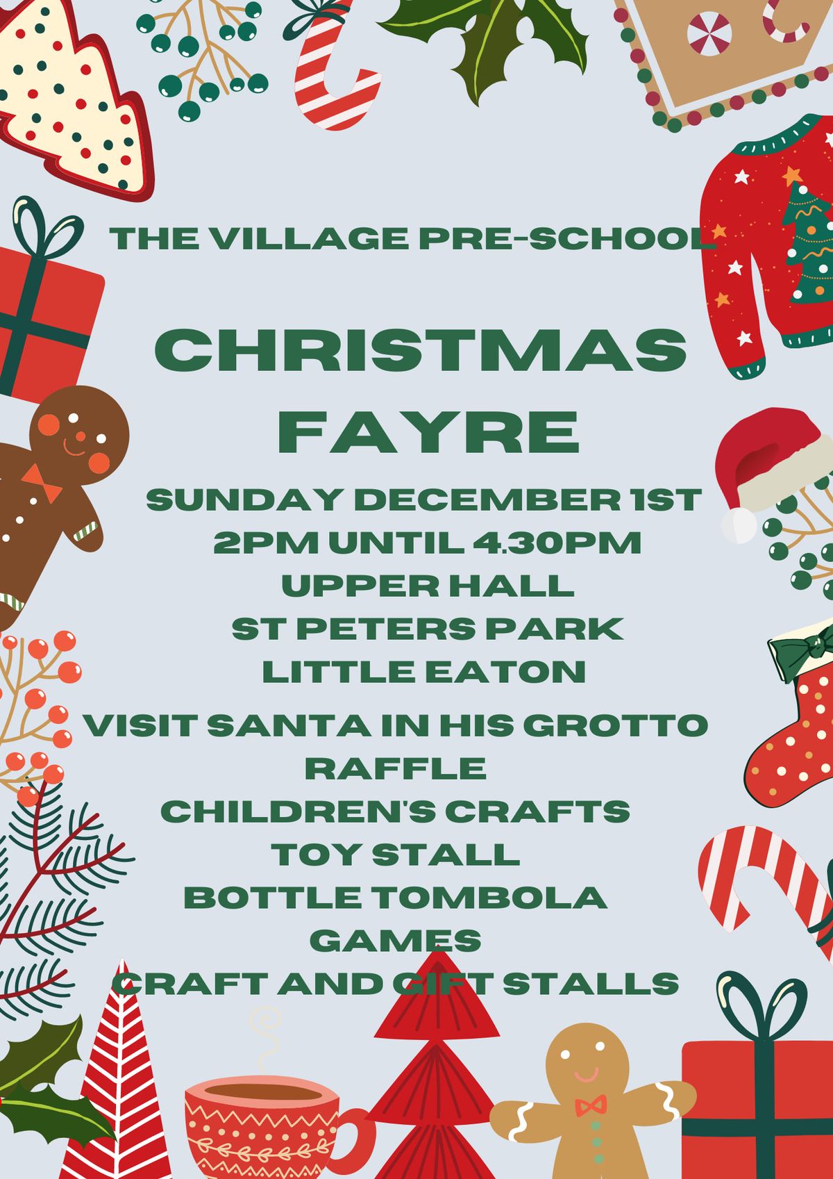 Village Pre-School Little Eaton Christmas Fayre