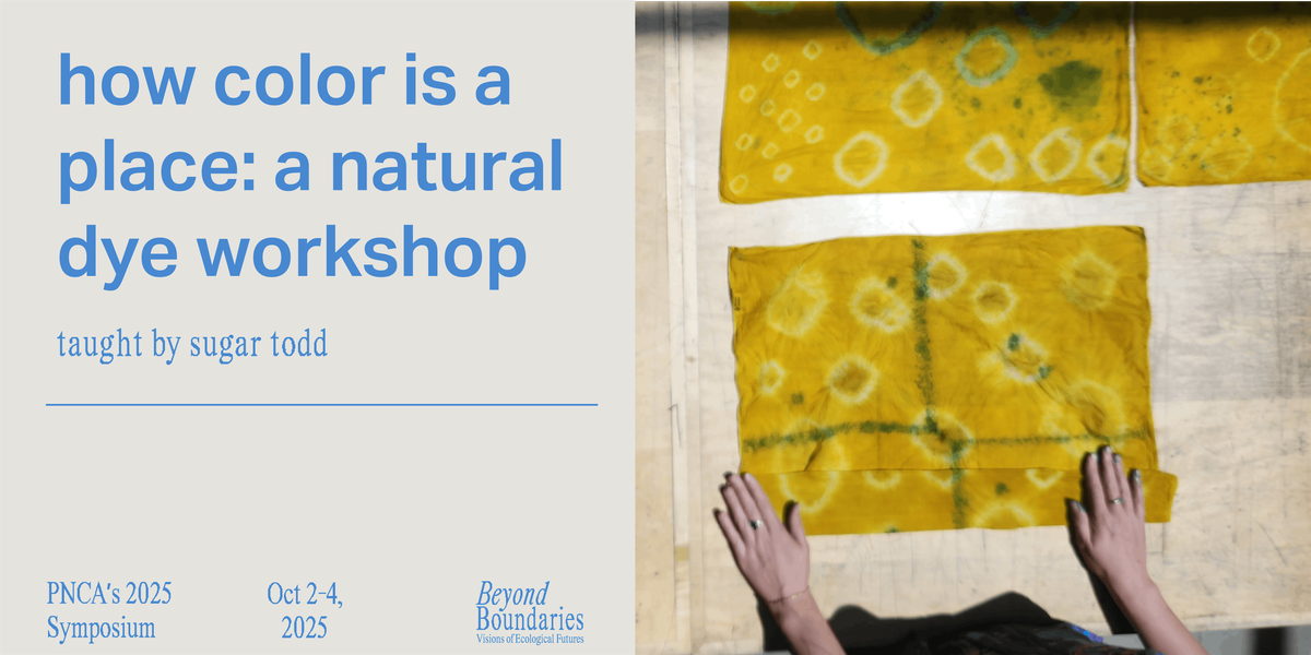 Beyond Boundaries 2025: how color is place: a natural dye workshop