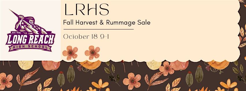 LRHS Fall Harvest & Rummage Sale