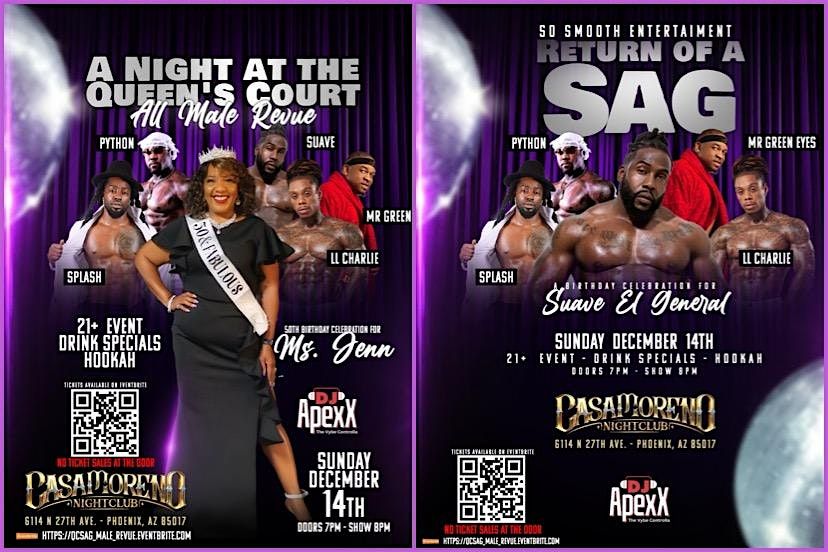 A Night at the Queen's Court - Return of a SAG Male Revue