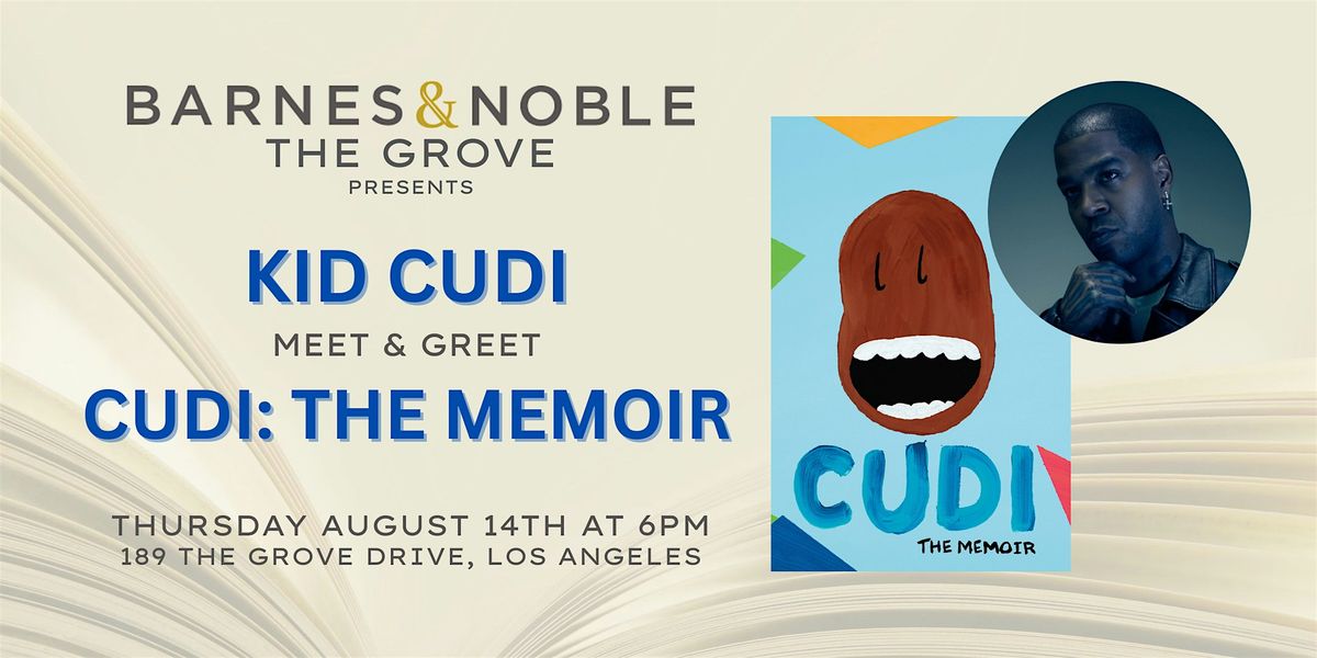 Kid Cudi signs CUDI: THE MEMOIR at B&N The Grove