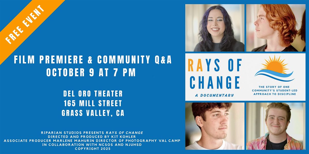 RAYS of Change: Documentary Premiere!