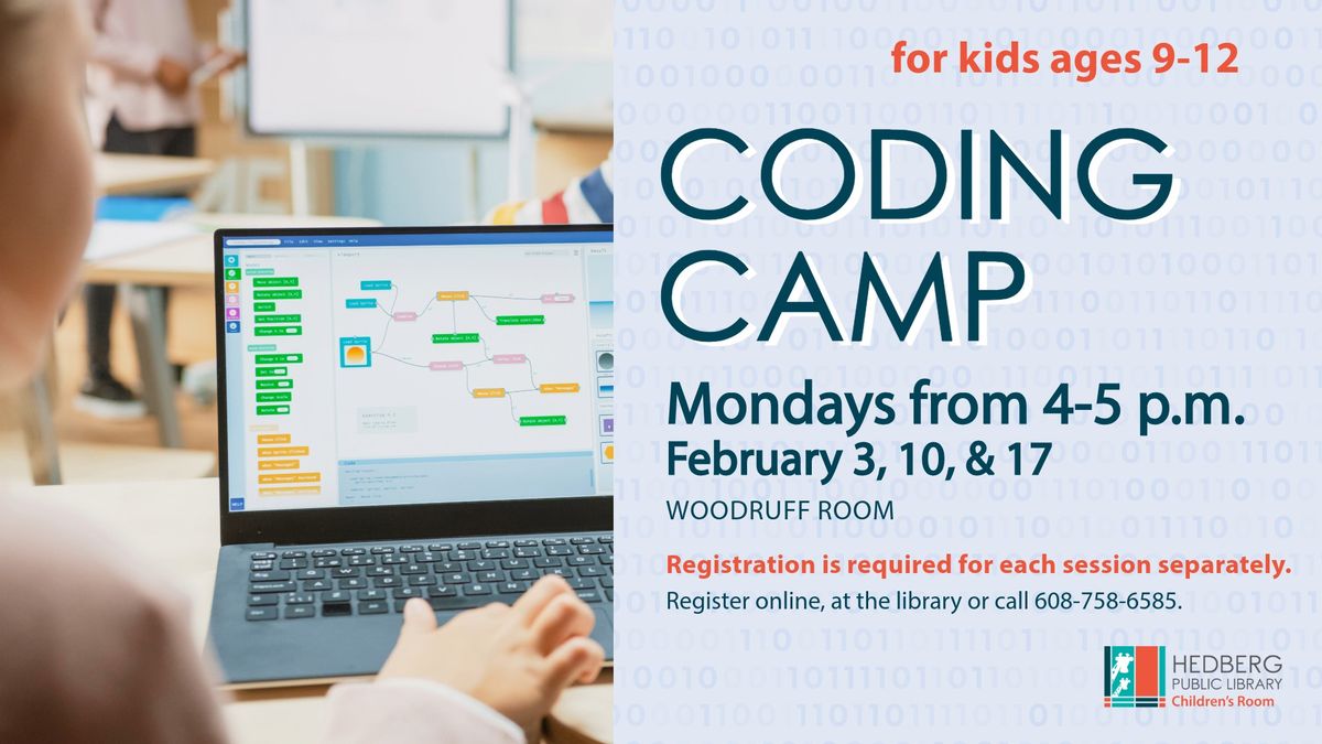 Coding Camp (ages 9-12)