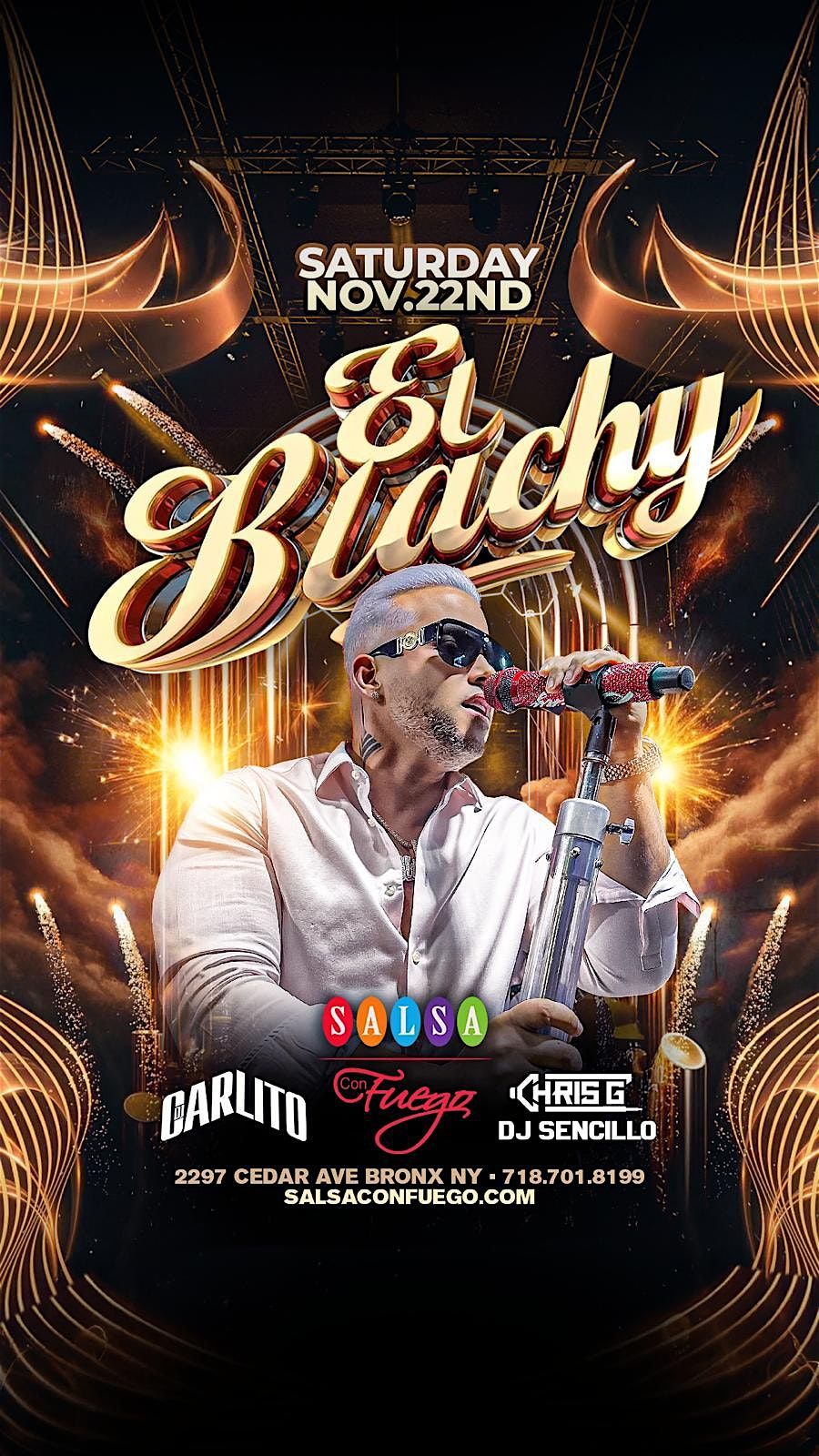 El Blachy En Vivo En Salsa Con Fuego