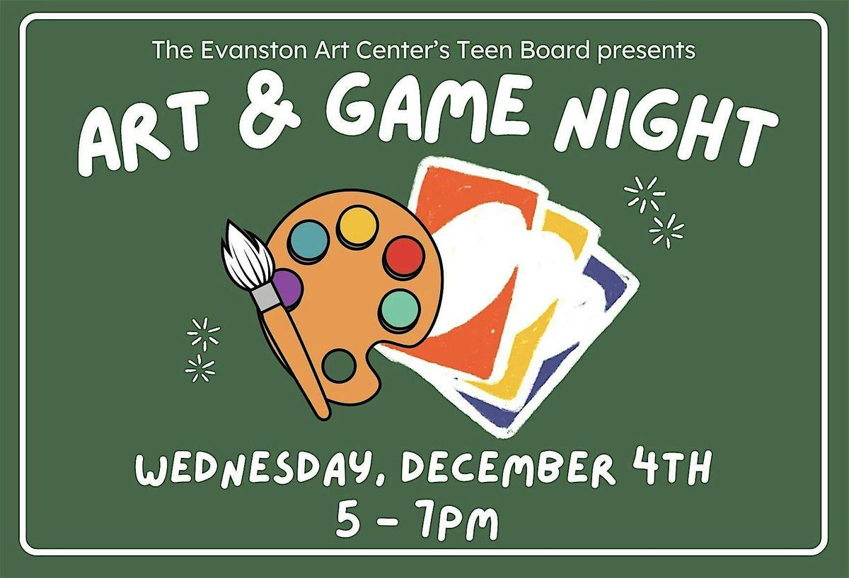 Evanston Art Center Family Art and Game Night