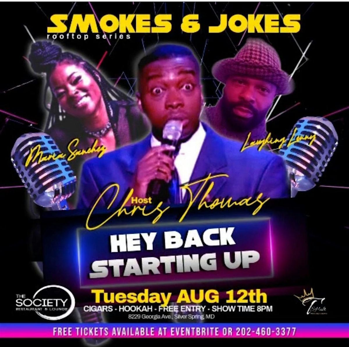 SMOKE & JOKES  ON THE ROOFTOP @ SOCIETY