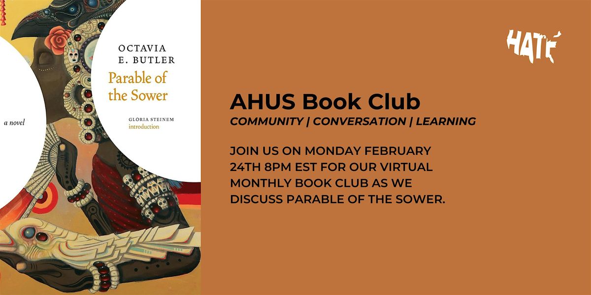 AHUS Book Club | Parable of The Sower