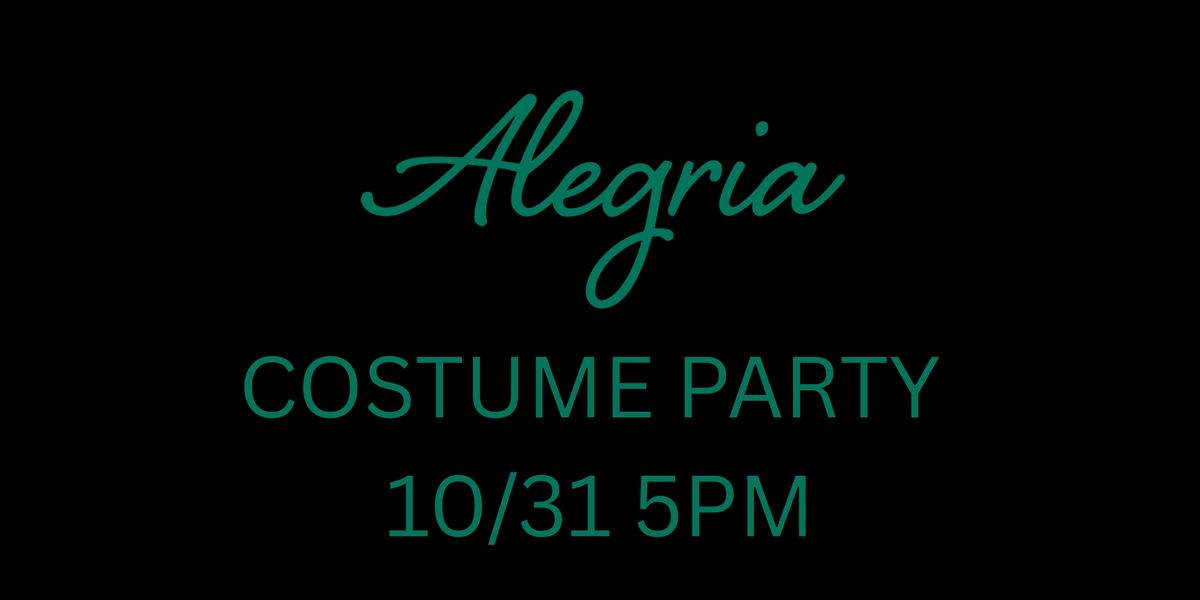 Alegria Halloween Costume Party