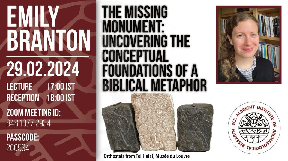 Emily Branton - "The Missing Monument: Uncovering the Conceptual Foundations of a Biblical Metaphor"