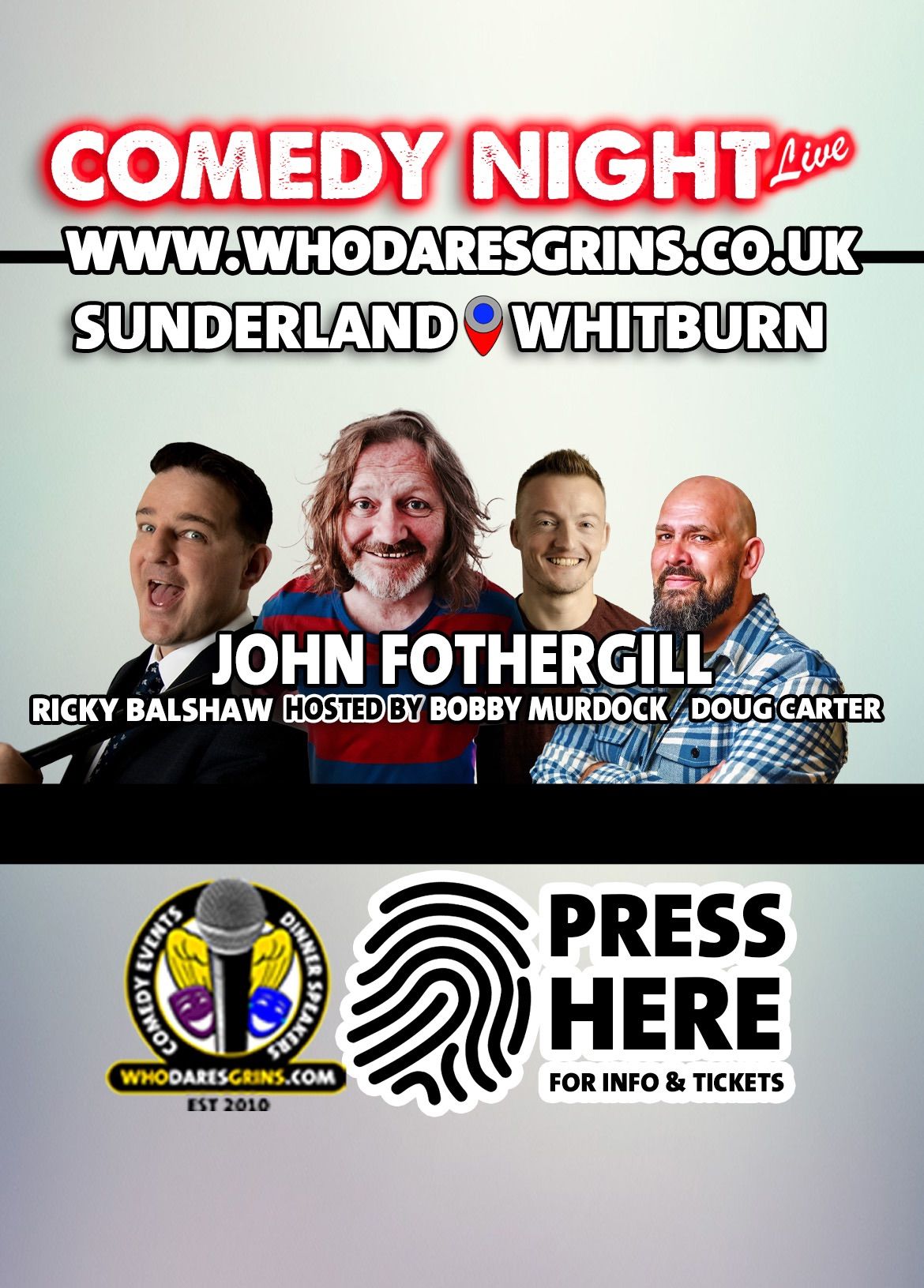 Comedy Night Live with Headliner John Fothergill 