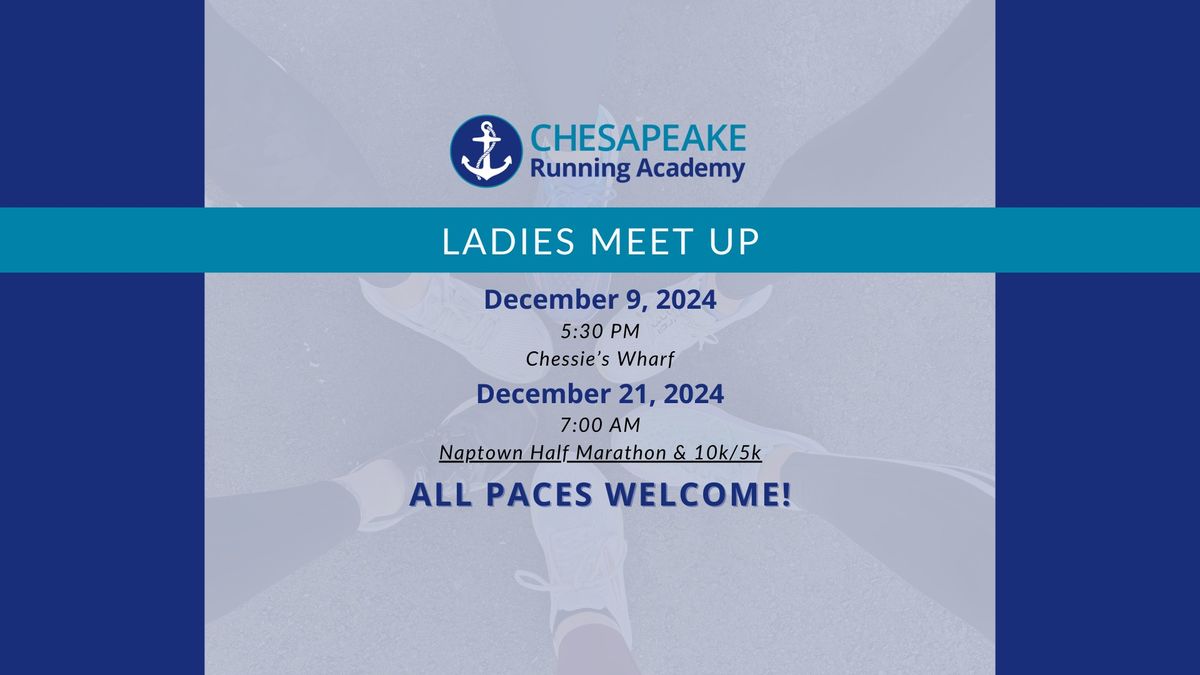 Ladies Run Meet Up - December 9th