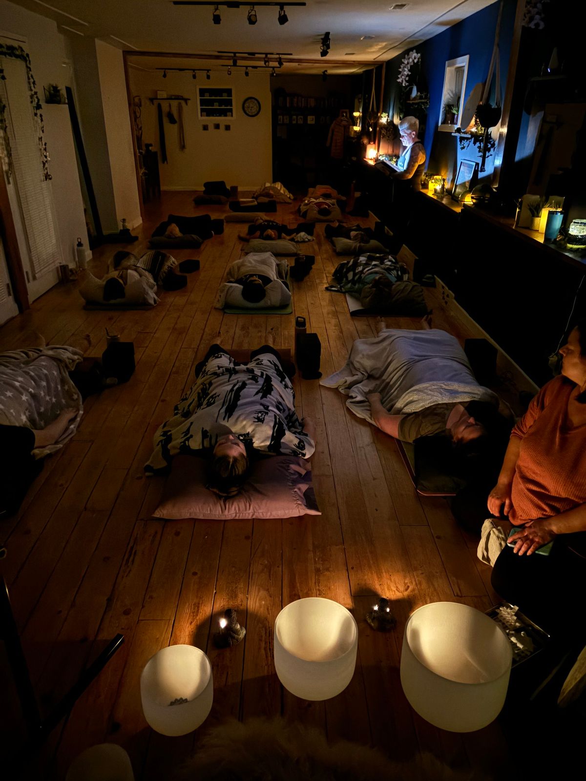 Restorative Yoga with Acupuncture, Sound & Essential Oils