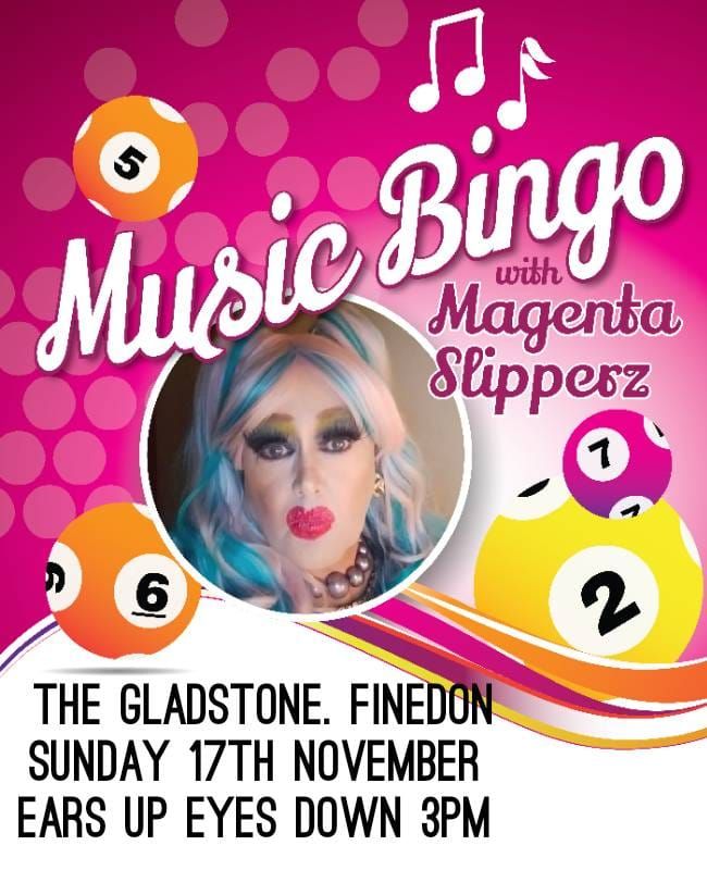 Music Bingo Bango with Magenta Slipperz 