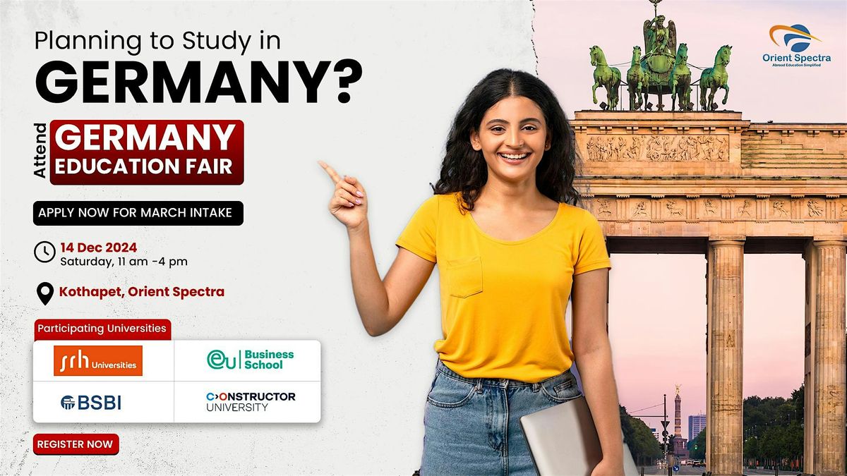 Germany Education Fair 2024 - Explore Your Study Abroad Opportunities