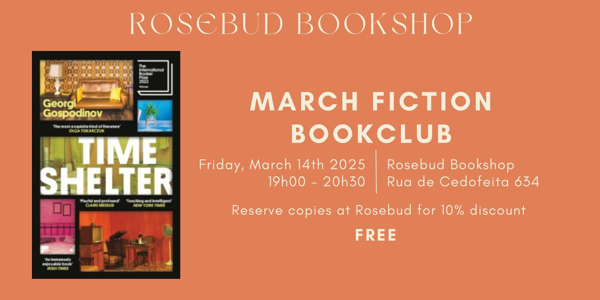 Rosebud Bookshop - March Fiction Book Club