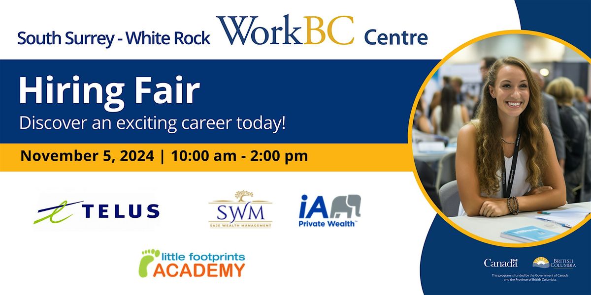 WorkBC South Surrey White Rock - Hiring Fair