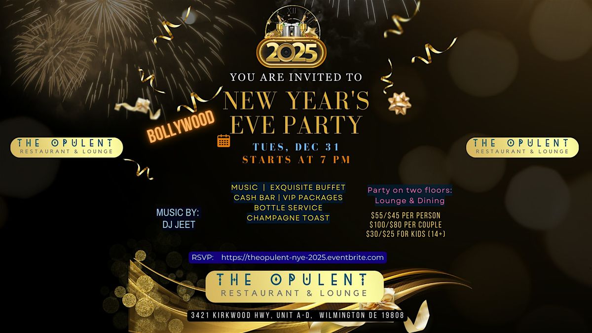 New year's eve Bollywood party at The Opulent