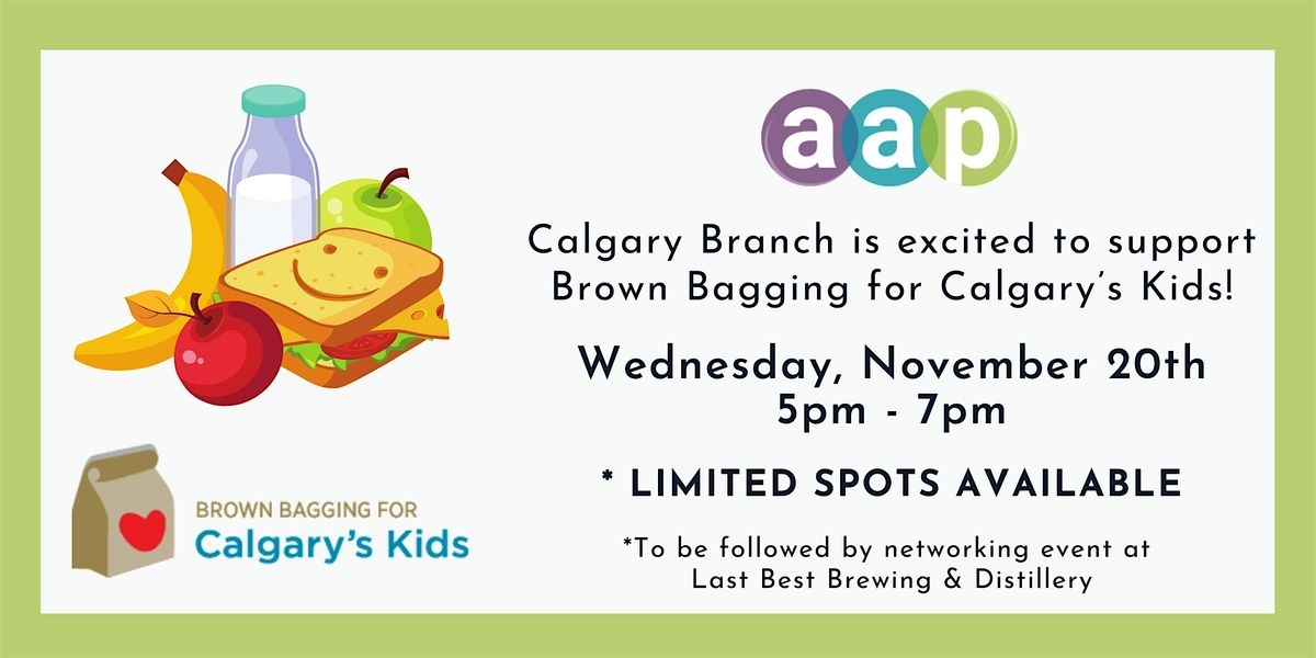 AAP Calgary Branch - Member Exclusive Volunteer Opportunity