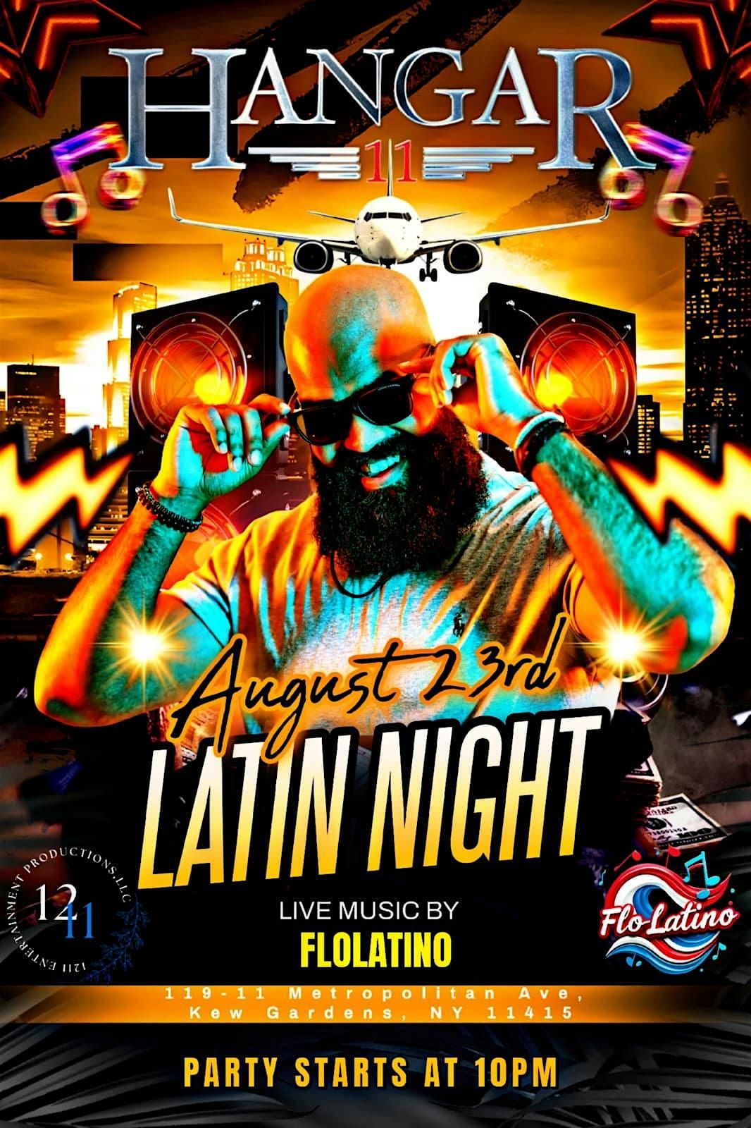 Latin Night at Hangar 11 with Flolatino Band!