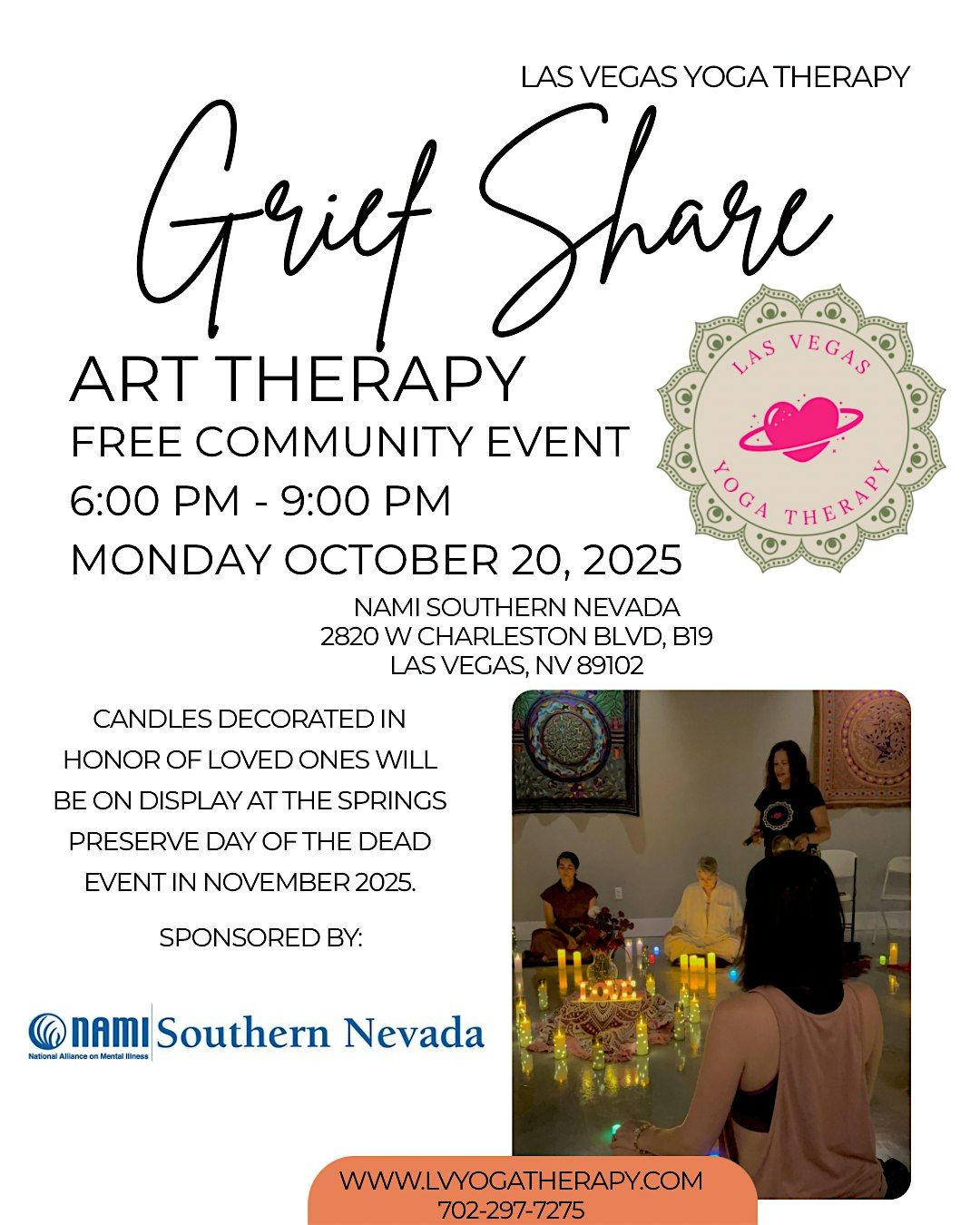 Healing Through Light: A Grief Sharing and Candle Workshop