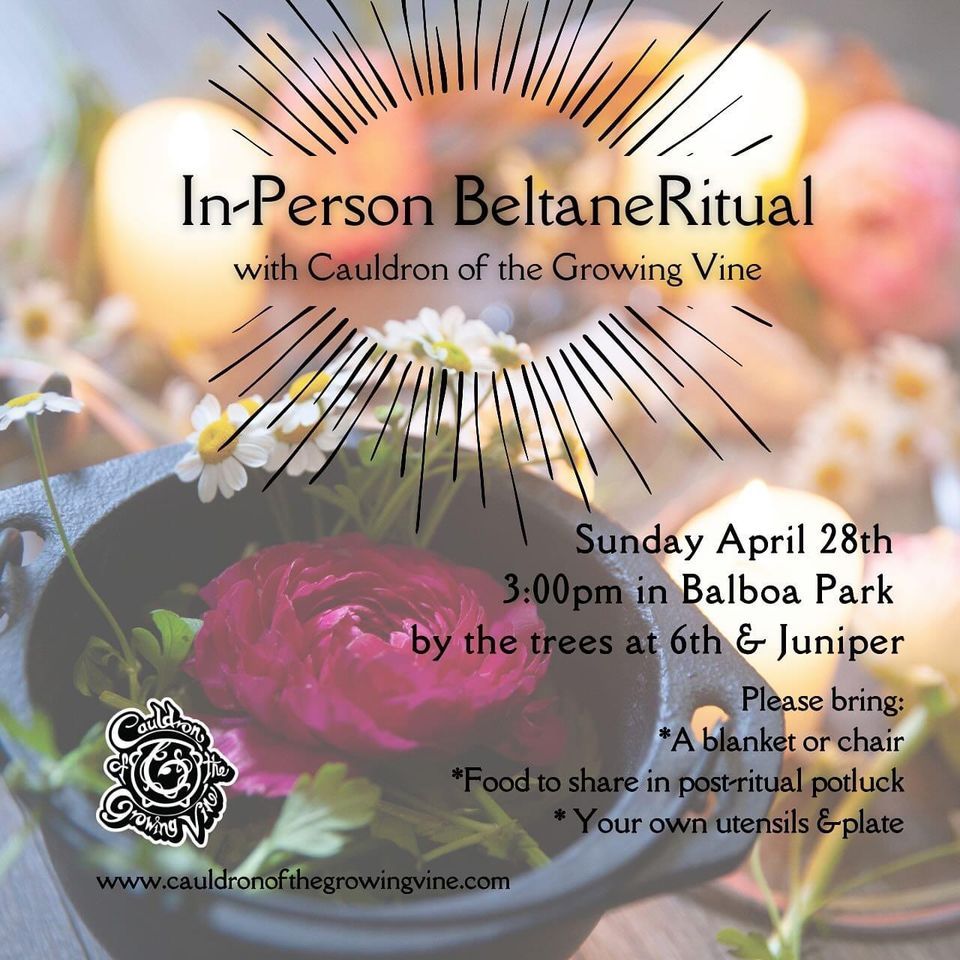 2024 In-Person Beltane Ritual with Cauldron of the Growing Vine