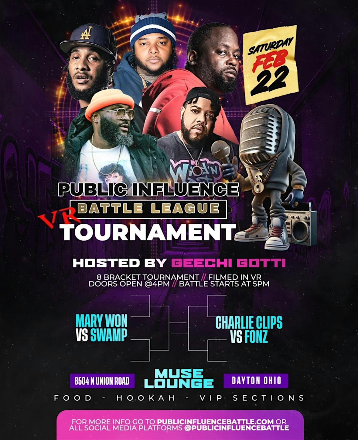 \u201cThe Road to Geechi\u201d Battle Rap Tournament