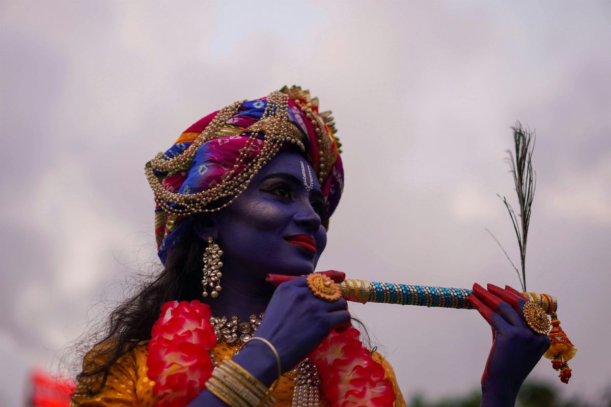 Krishna Janamshtmi Celebrations at Radha Madhava Dham