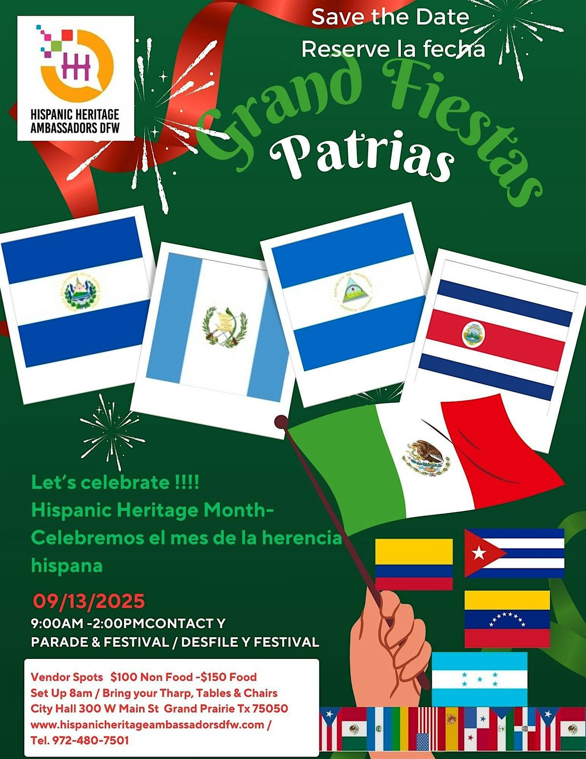 Grand Fiestas Patrias 2025 -VENDORS WANTED