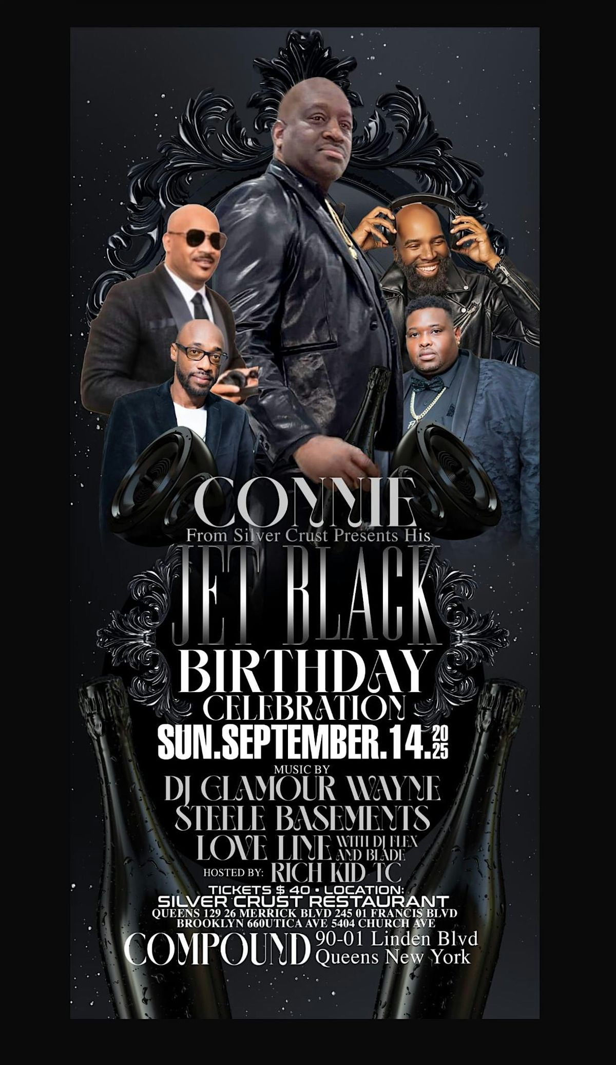 Connie Jet Black celebration