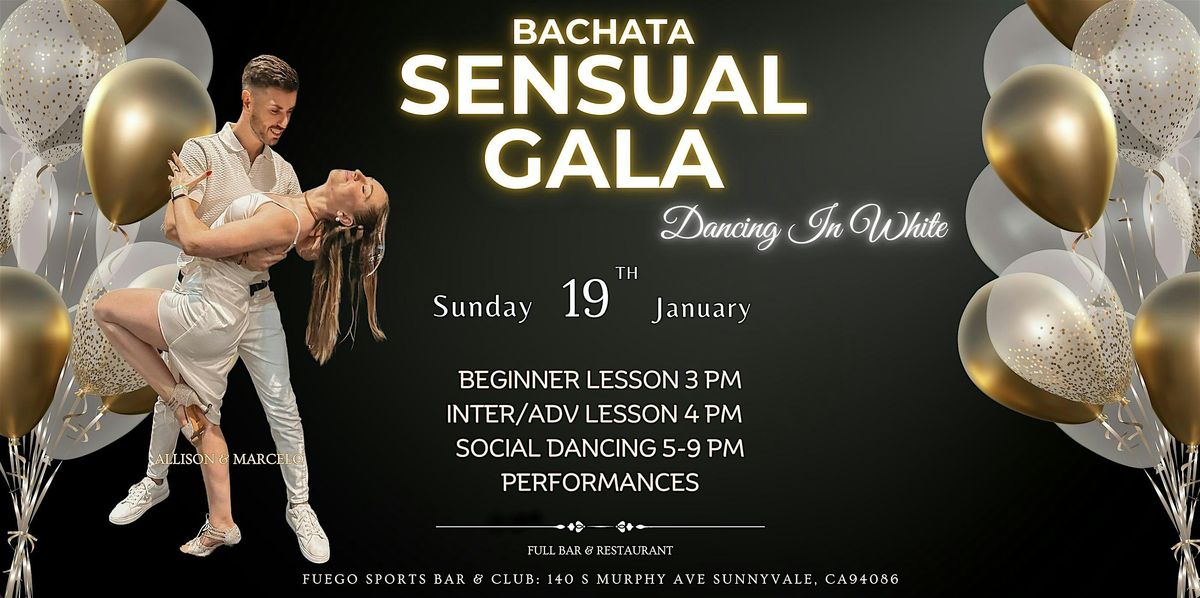 Bachata Sensual Gala January: Dancing In White