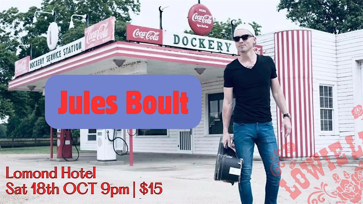 Jules Boult at The Lomond Hotel