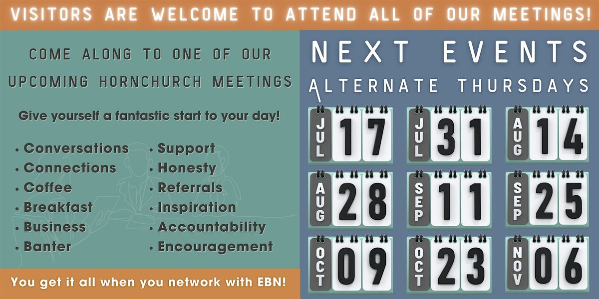 Hornchurch Breakfast Networking for business owners & professionals