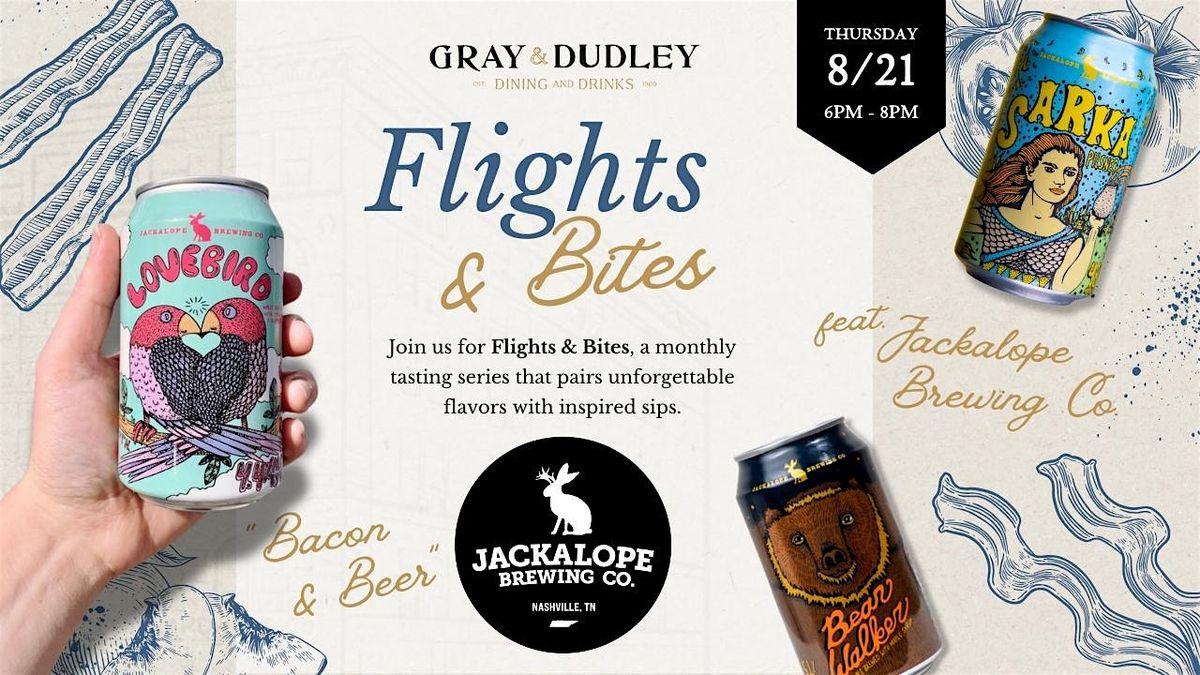 Flights & Bites: Jackalope Brewing "Bacon and Beer"
