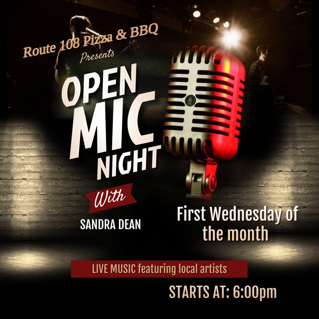 Open Mic at Route 108 Pizza and BBQ