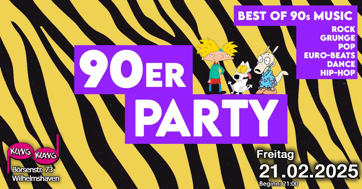 90er Party | KLING KLANG, Wilhelmshaven