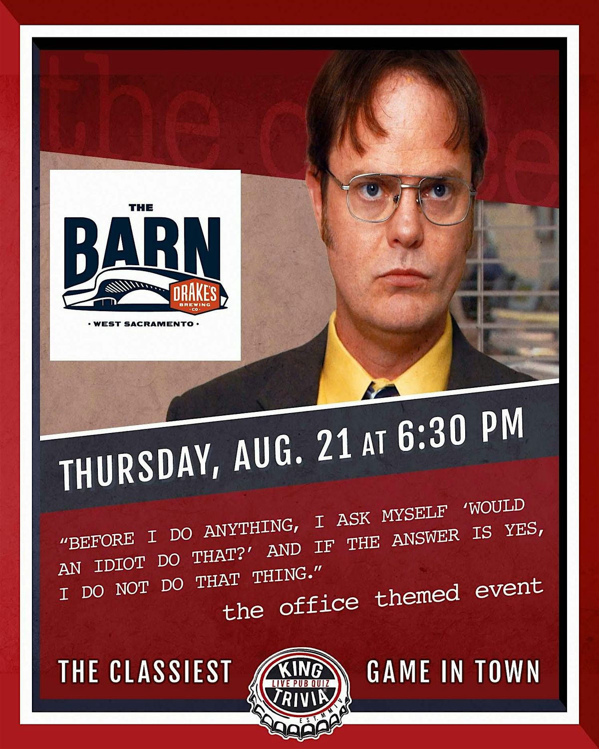 The Office Trivia Night at Drake's The Barn