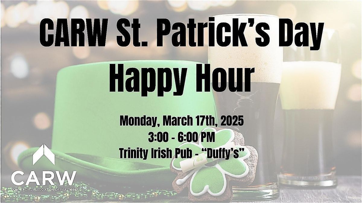 CARW Happy Hour - St. Patrick's Day