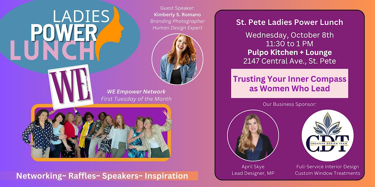St. Pete Ladies Power Lunch: Trusting Your Inner Compass as Women Who Lead