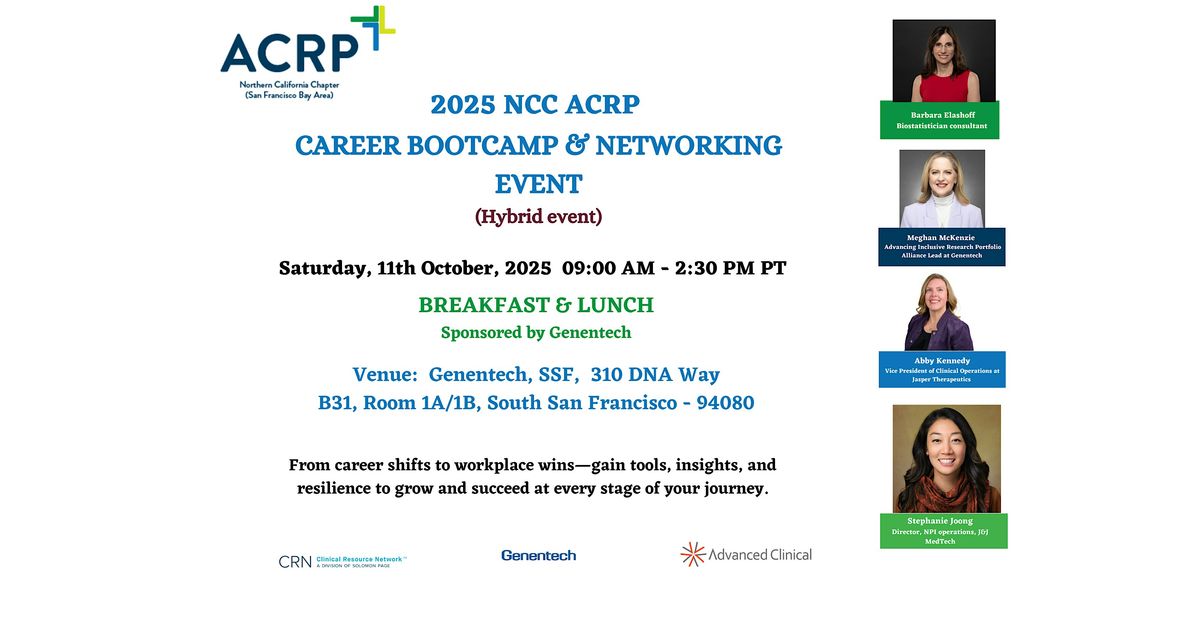 2025 NCC ACRP Career Bootcamp \u2013 In Person & Virtual