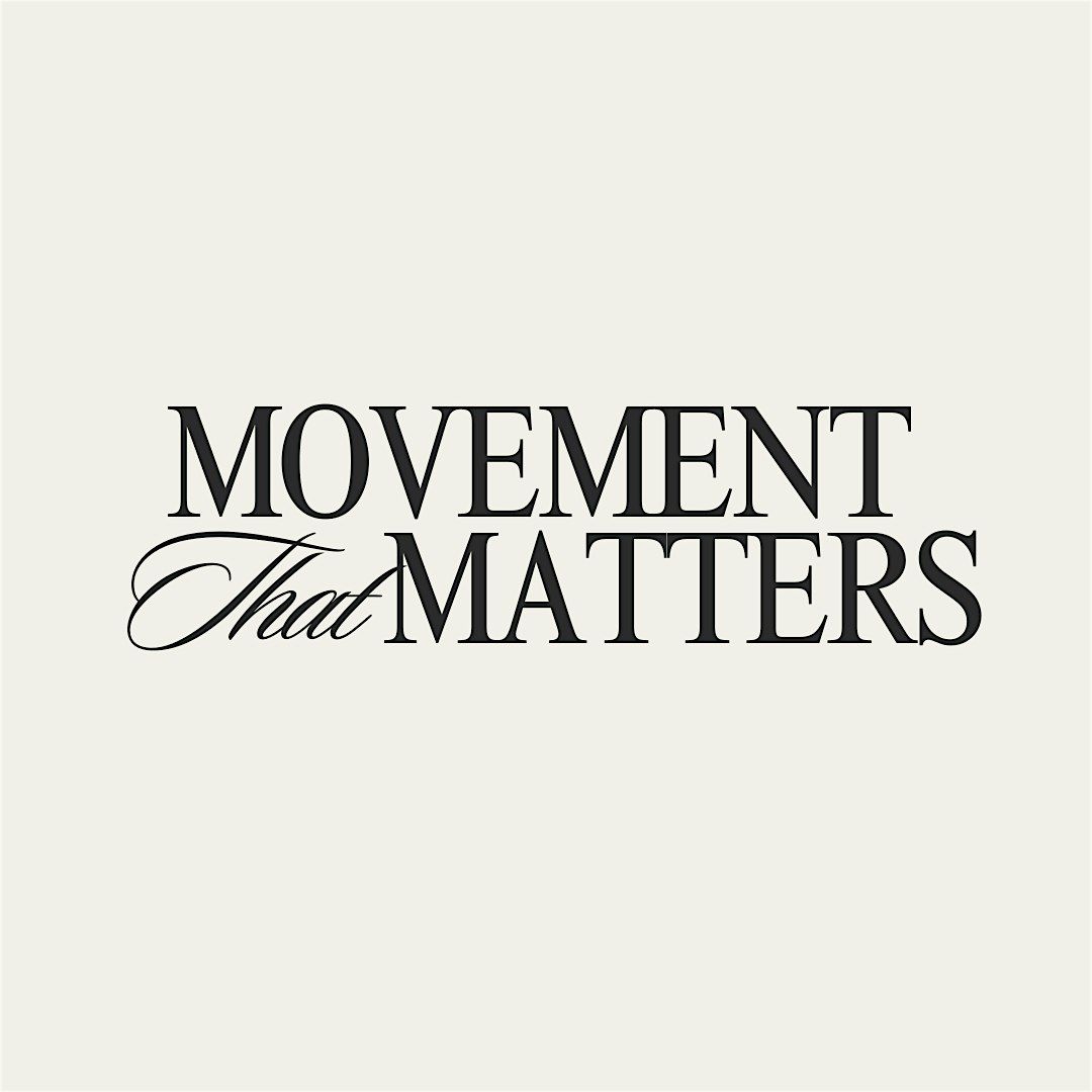 Movement That Matters - UK Pilates Fundraiser