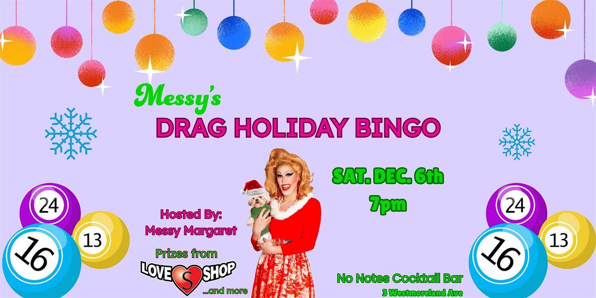 Messy's Holiday Bingo @ No Notes Cocktail Bar