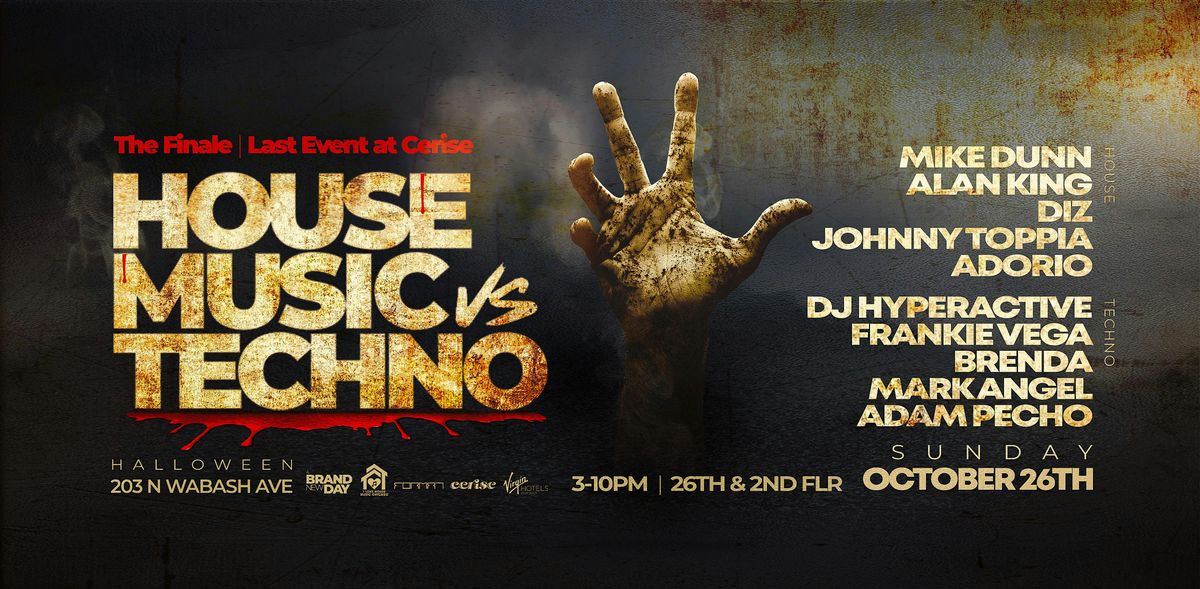 The Finale. The Last Party at Cerise Rooftop. House Music and Techno.